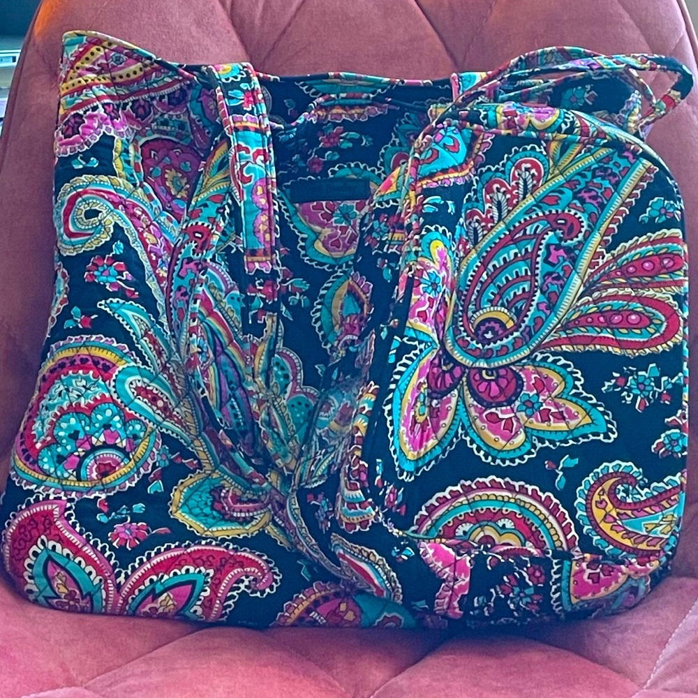 Vera Bradley paisley tote and matching lunch box